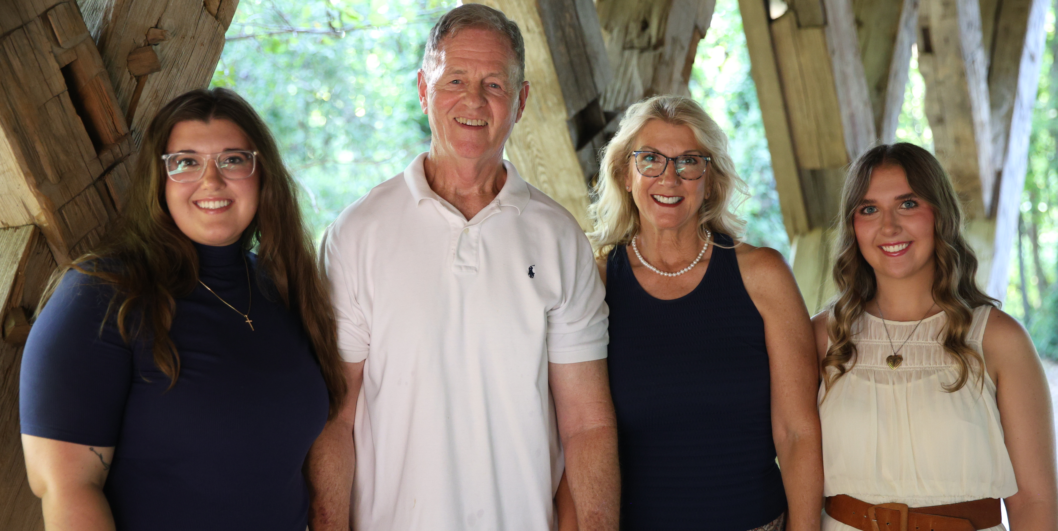 Sandy Karnes with family